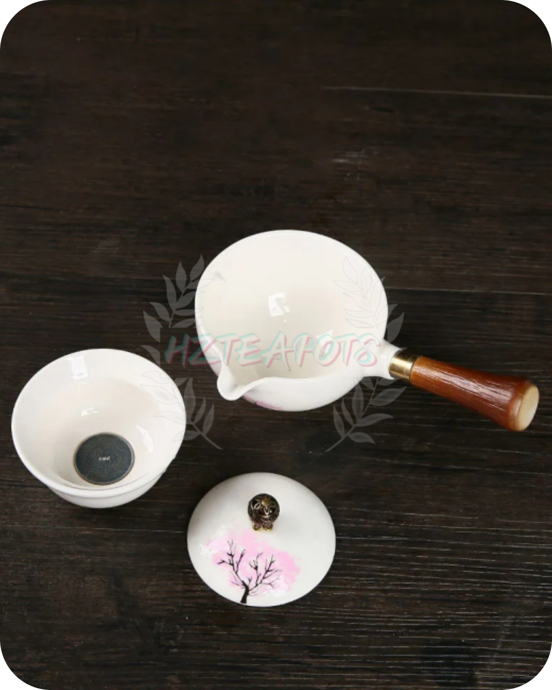 Cerámica Sakura que cambia de color | HZTEAPOTS®