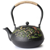 Guest-Greeting Pine Cast Iron | HZTEAPOTS®