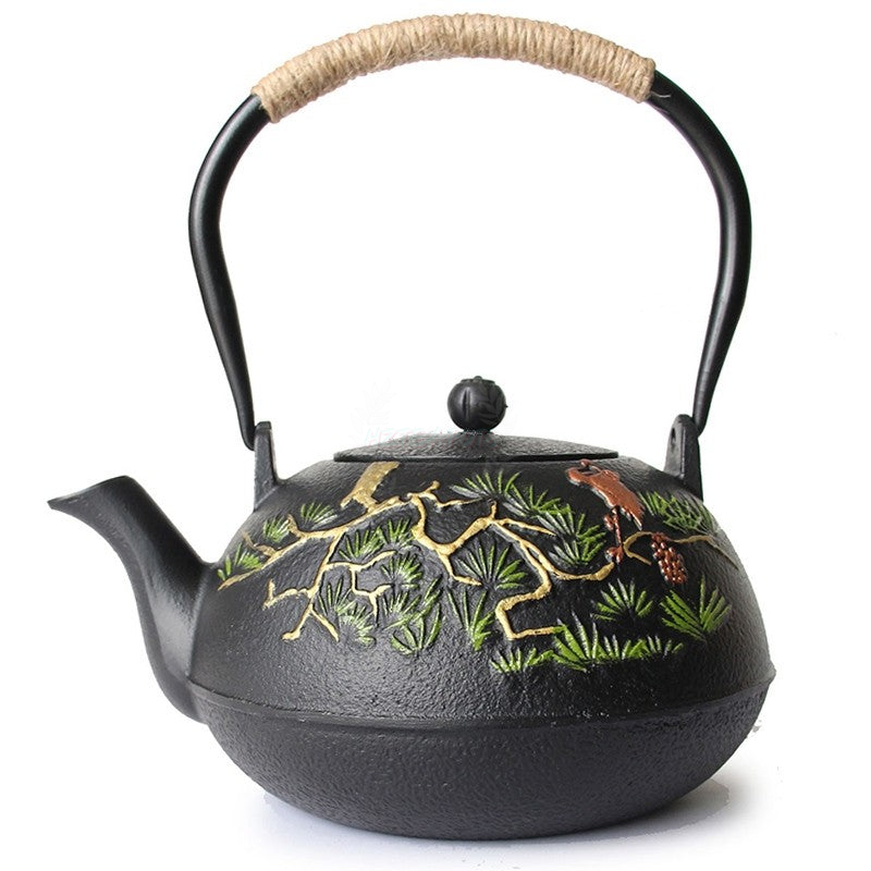 Guest-Greeting Pine Cast Iron | HZTEAPOTS®