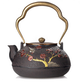 Japanese Magpie Plum Cast Iron | HZTEAPOTS®