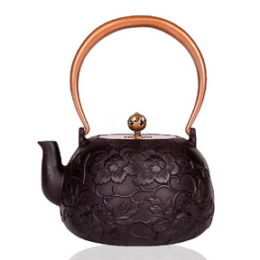 Cast Iron Peony Flower | HZTEAPOTS®