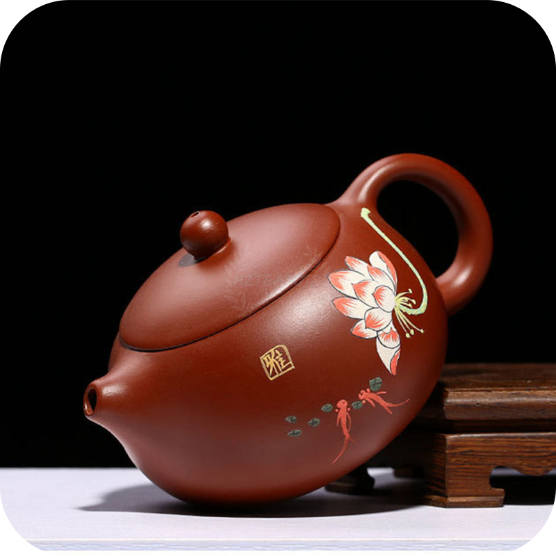 Red Clay Xi Shi Lotus | HZTEAPOTS®