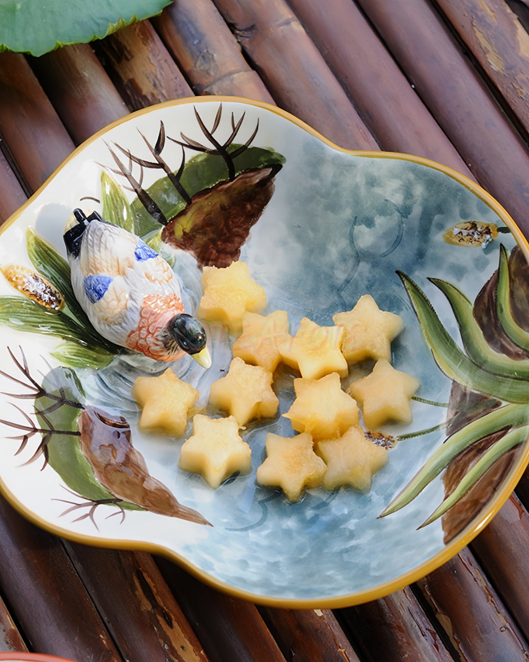 Teal Fruit Plate | HZTEAPOTS®