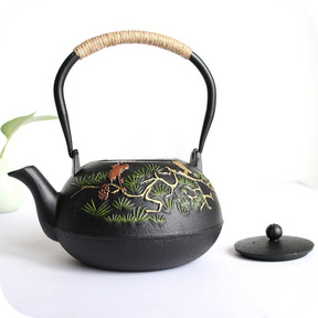 Guest-Greeting Pine Cast Iron | HZTEAPOTS®