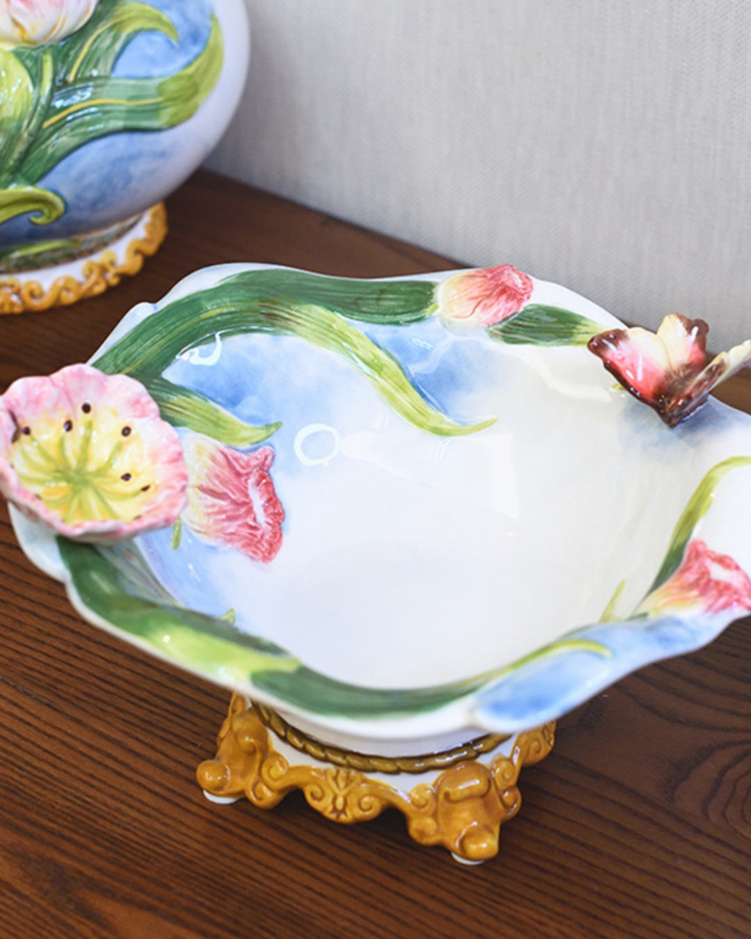 Flower Butterfly Fruit Plate | HZTEAPOTS®