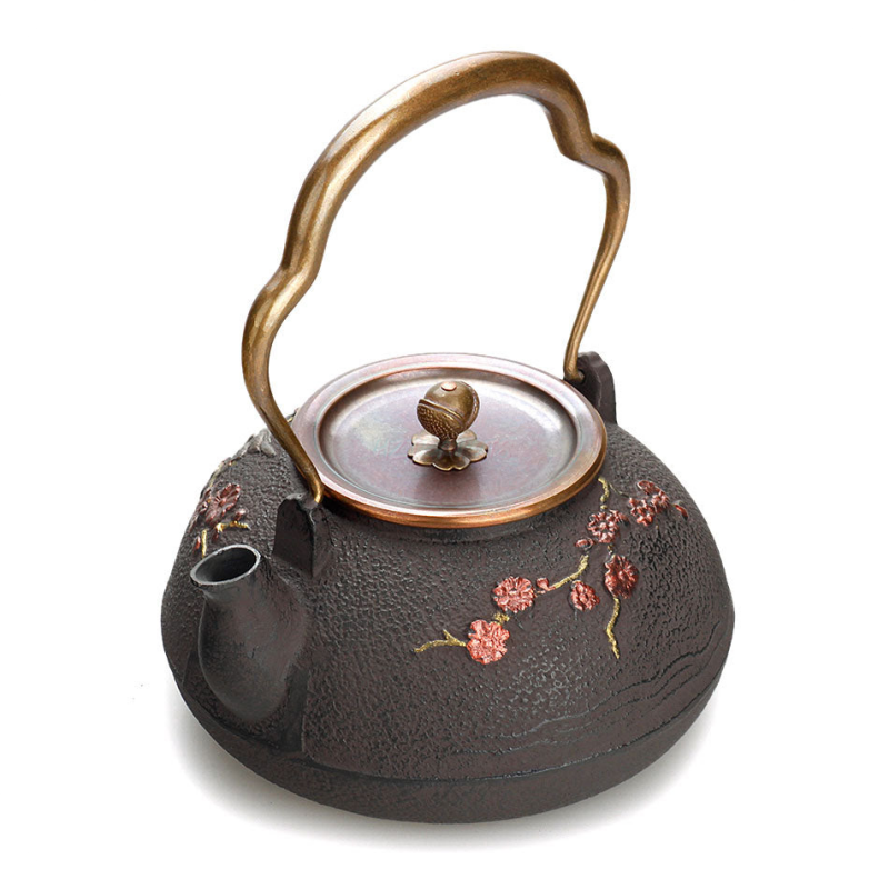 Japanese Magpie Plum Cast Iron | HZTEAPOTS®