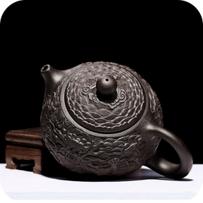 Black Clay Dragon | HZTEAPOTS®