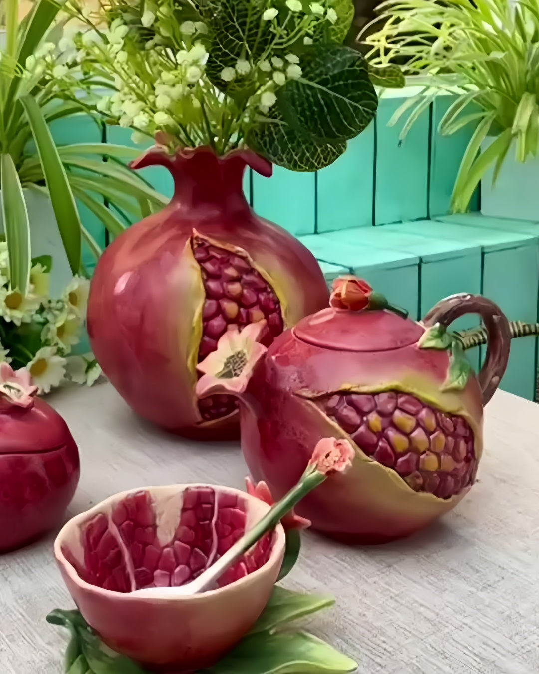 Pomegranate Teapot | HZTEAPOTS®