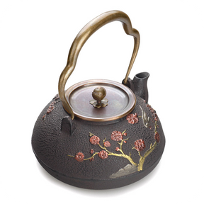 Japanese Magpie Plum Cast Iron | HZTEAPOTS®