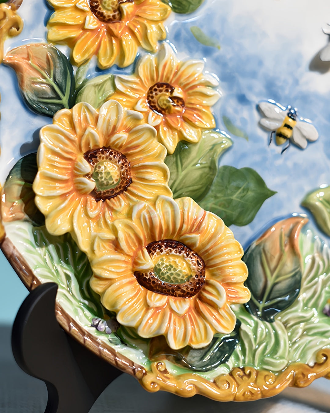 Sunflower Ⅱ Decorative Plate | HZTEAPOTS®