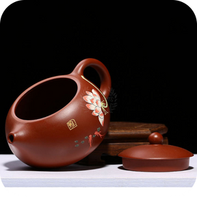 Red Clay Xi Shi Lotus | HZTEAPOTS®