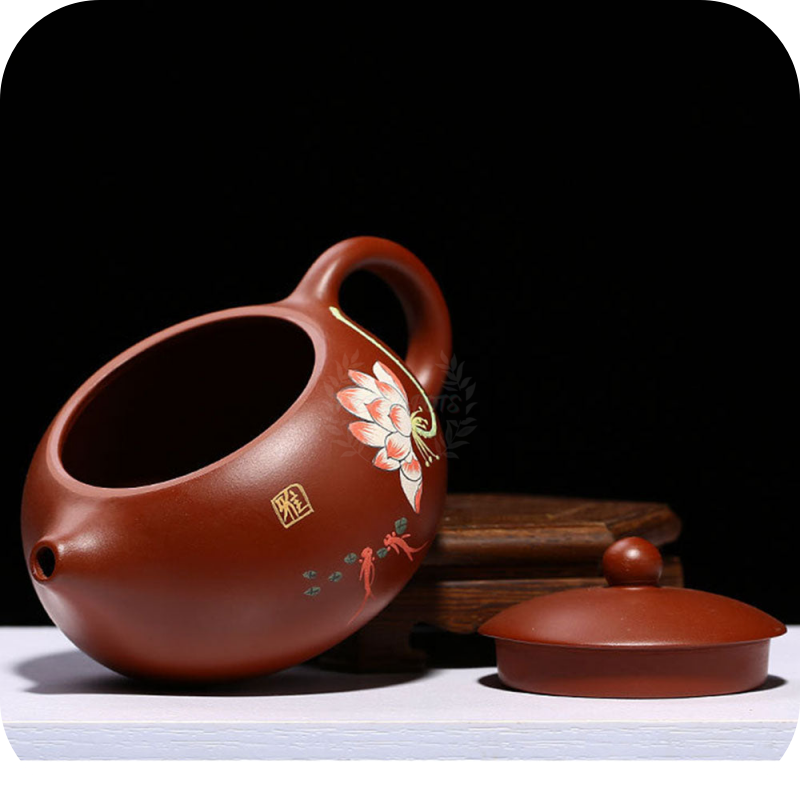 Red Clay Xi Shi Lotus | HZTEAPOTS®