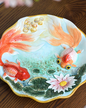 Goldfish Fruit Plate | HZTEAPOTS®