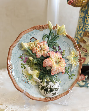 Lily Decorative Plate | HZTEAPOTS®