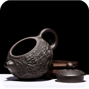 Black Clay Dragon | HZTEAPOTS®