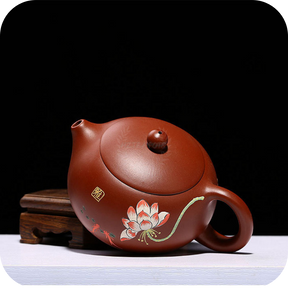 Red Clay Xi Shi Lotus | HZTEAPOTS®