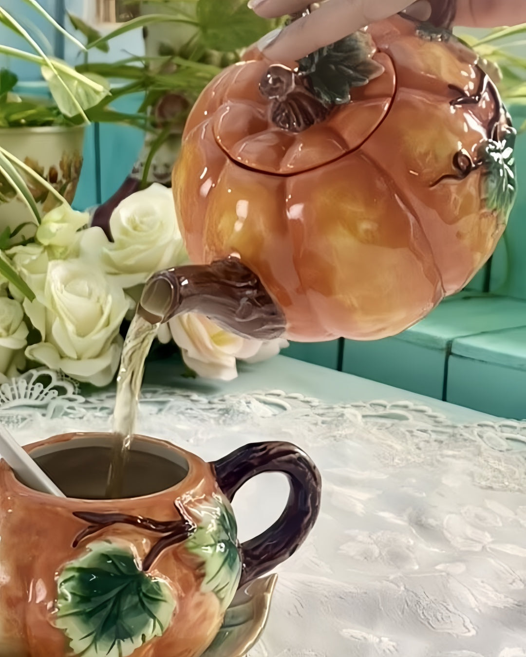 Pumpkin Teapot | HZTEAPOTS®