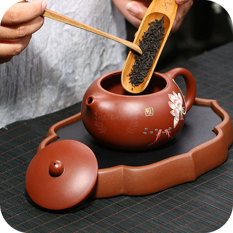 Red Clay Xi Shi Lotus | HZTEAPOTS®