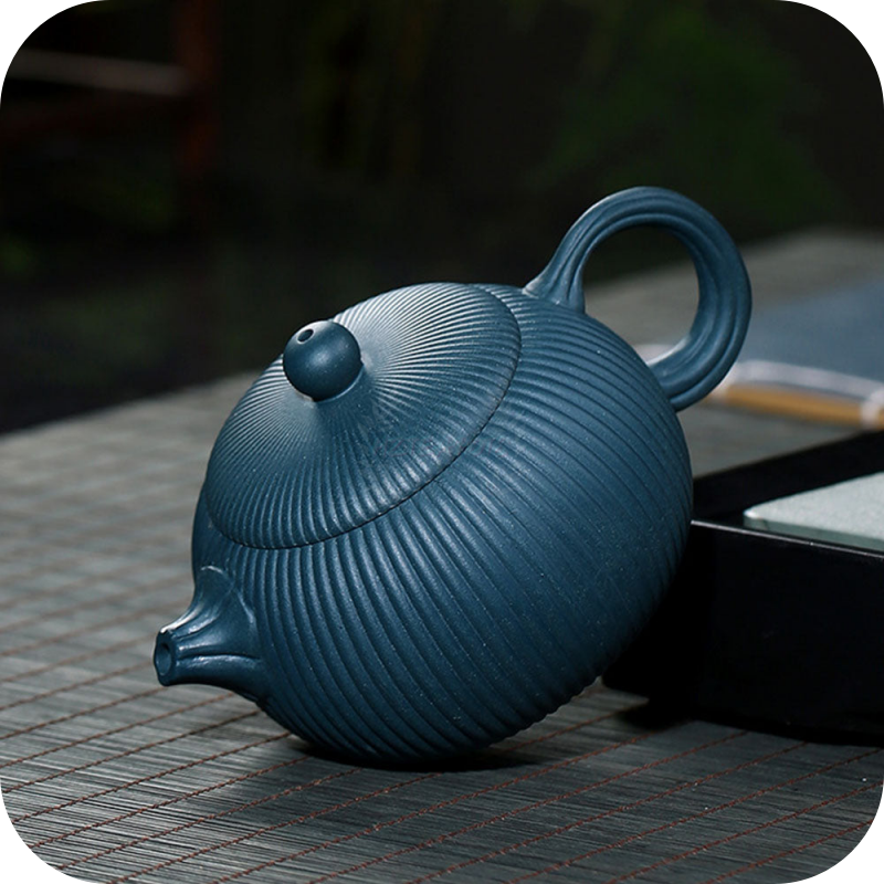 Blue Clay Xi Shi Stripes | HZTEAPOTS®