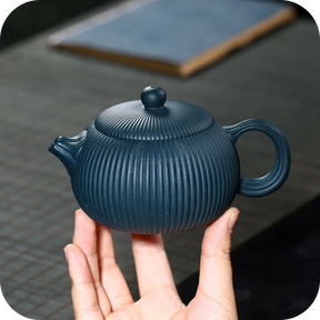 Blue Clay Xi Shi Stripes | HZTEAPOTS®