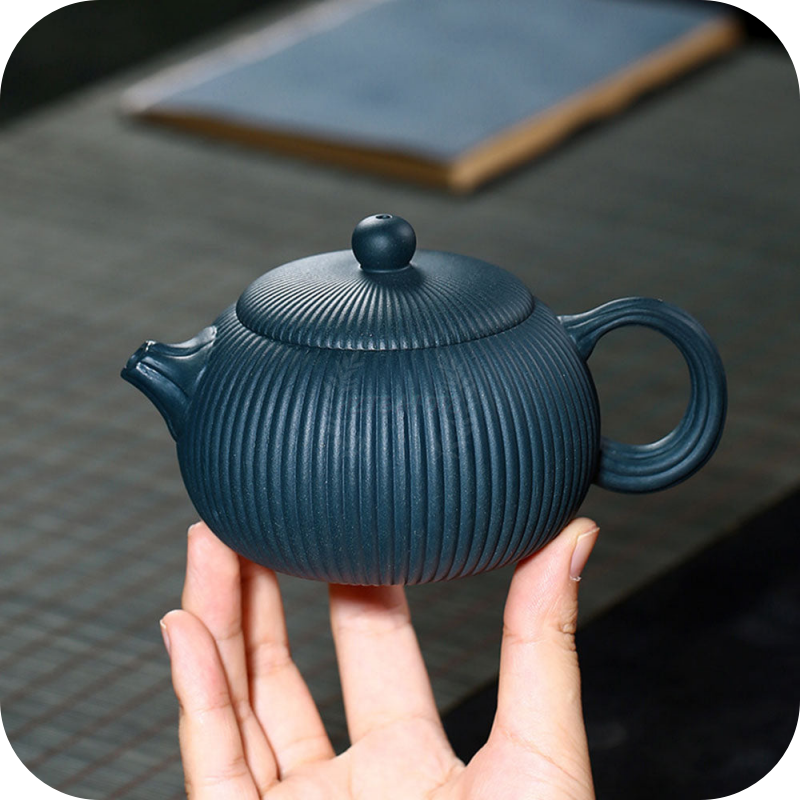 Blue Clay Xi Shi Stripes | HZTEAPOTS®