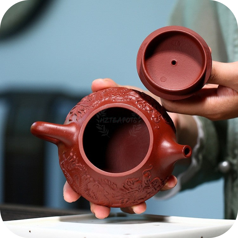 Red Clay Dragon Shi Piao | HZTEAPOTS®