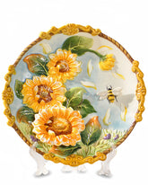 Sunflower I Decorative Plate | HZTEAPOTS®