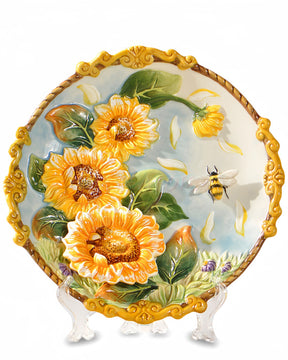 Sunflower I Decorative Plate | HZTEAPOTS®