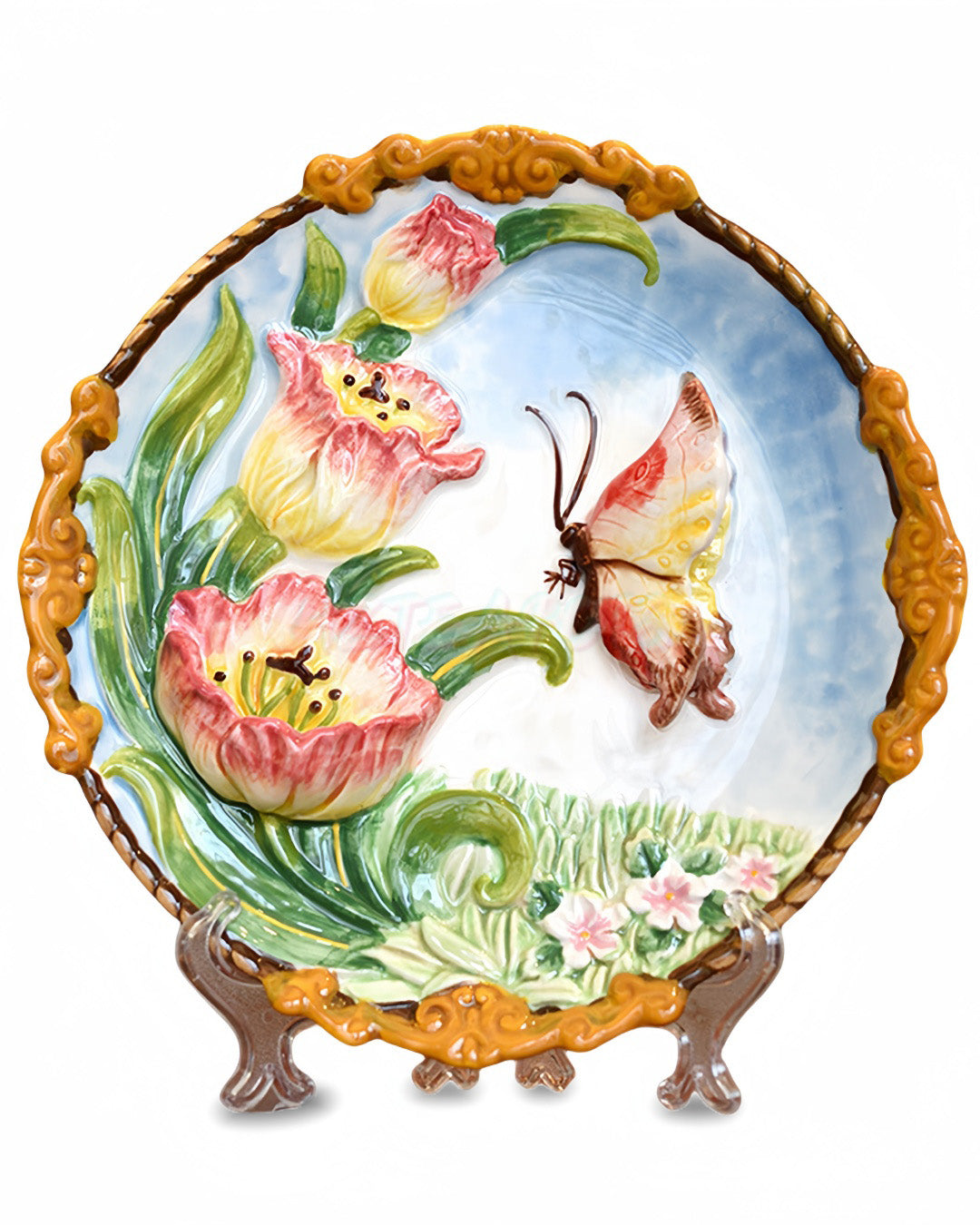 Tulip Decorative Plate | HZTEAPOTS®